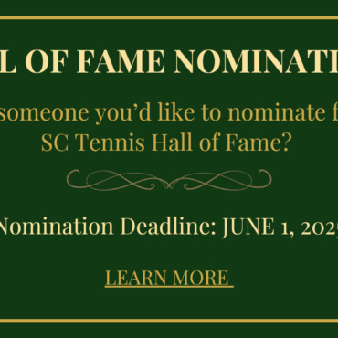 SC Tennis Hall of Fame Nominations