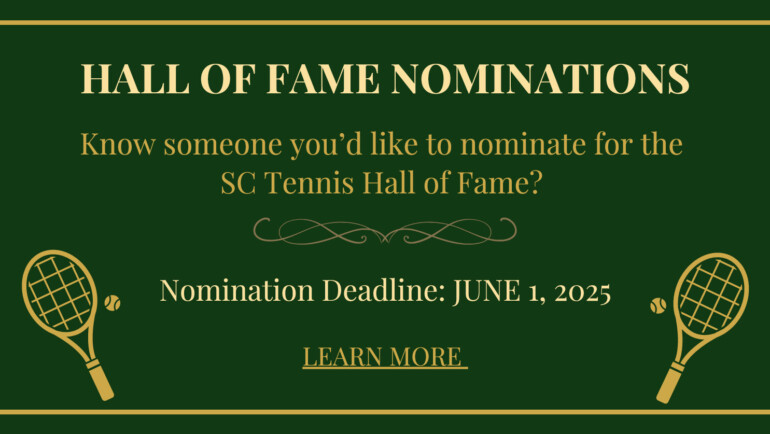 SC Tennis Hall of Fame Nominations