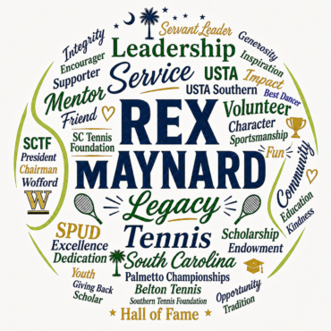 South Carolina Tennis Foundation Launches Rex Maynard Scholarship Endowment